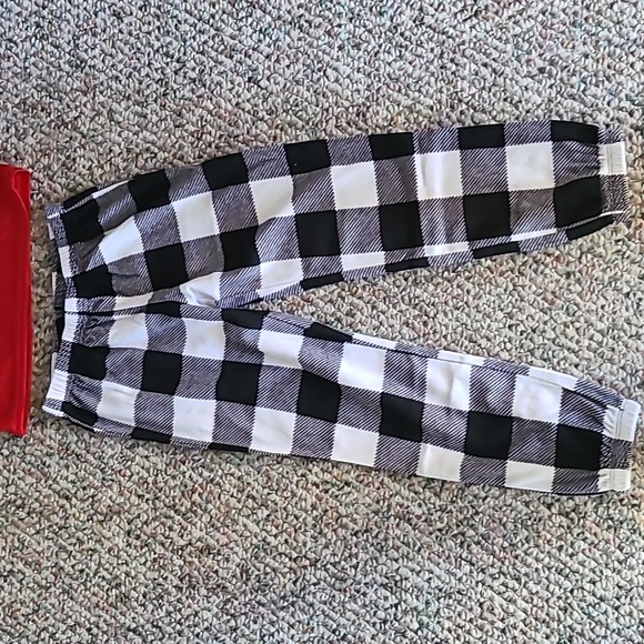 JAMMIES FOR FAMILIES GIRLS 2 PIECE SANTA "HO HO HO" SIZE XS 6/6X - Picture 3 of 12